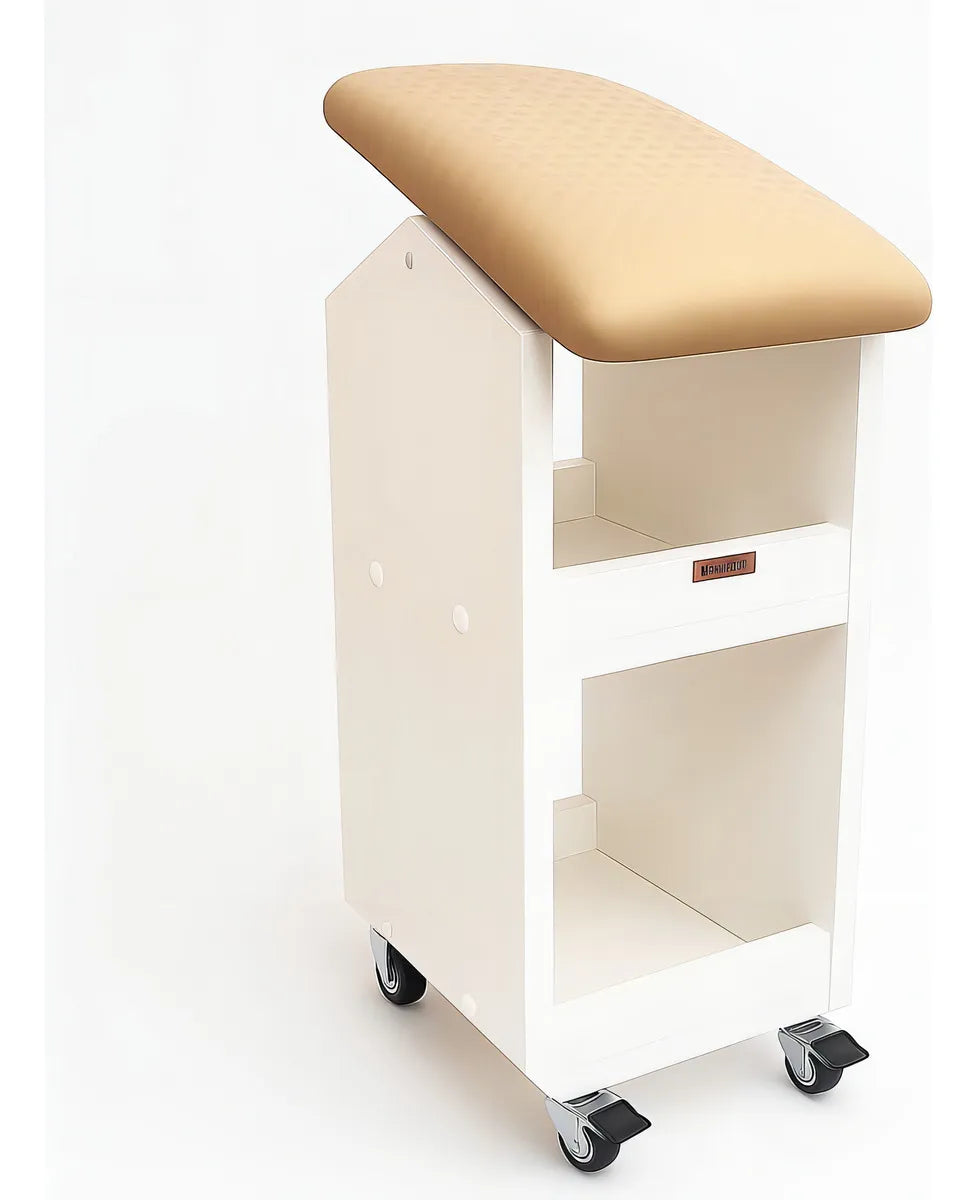 Suporte Para Pés/perna C/rodinhas Para Pedicure E Manicure