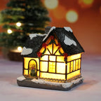 Mini Casa Decorativa Natalina com Iluminação LED