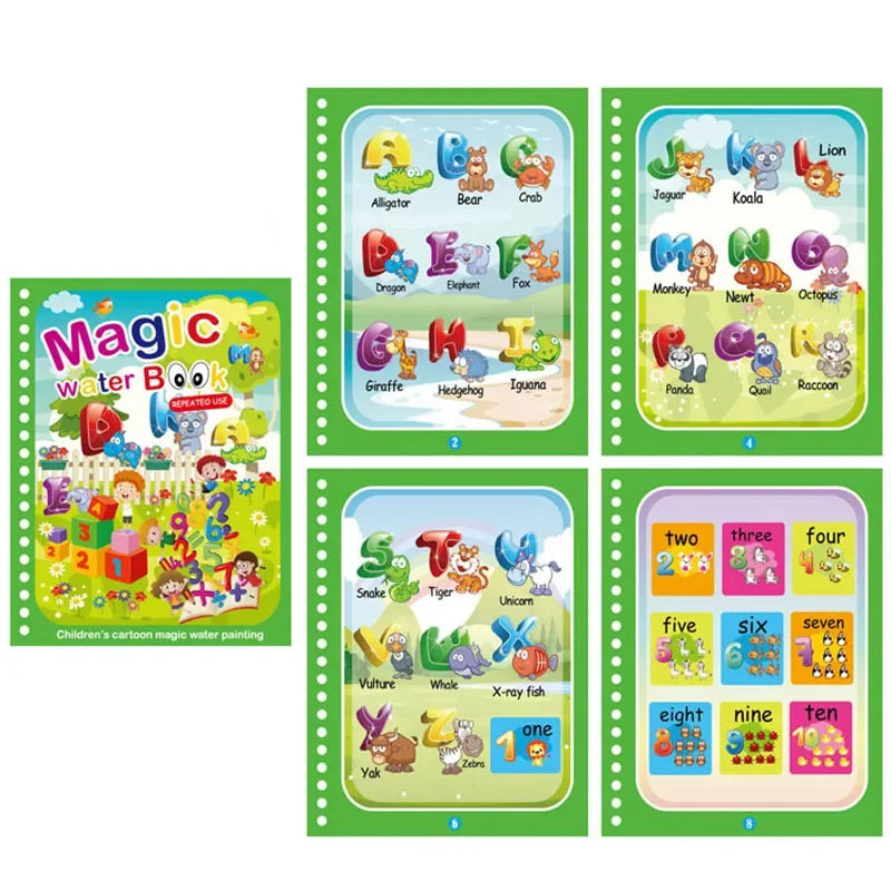 Livro de Colorir Infantil Reutilizável