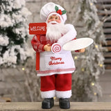 Boneco Papai Noel 30cm para Decoração de Natal