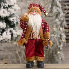 Boneco Papai Noel 30cm para Decoração de Natal