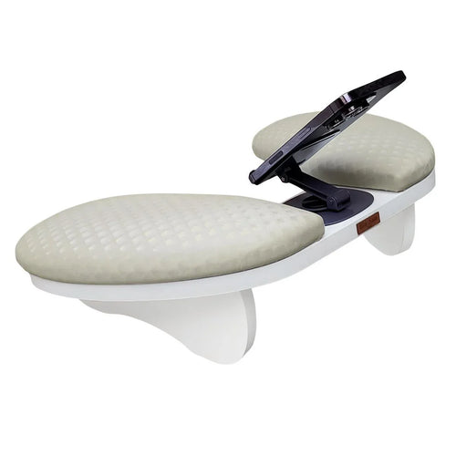 Apoio de Braço Delta Pro c/ Suporte de Celular Integrado Metal Ajustável 360°